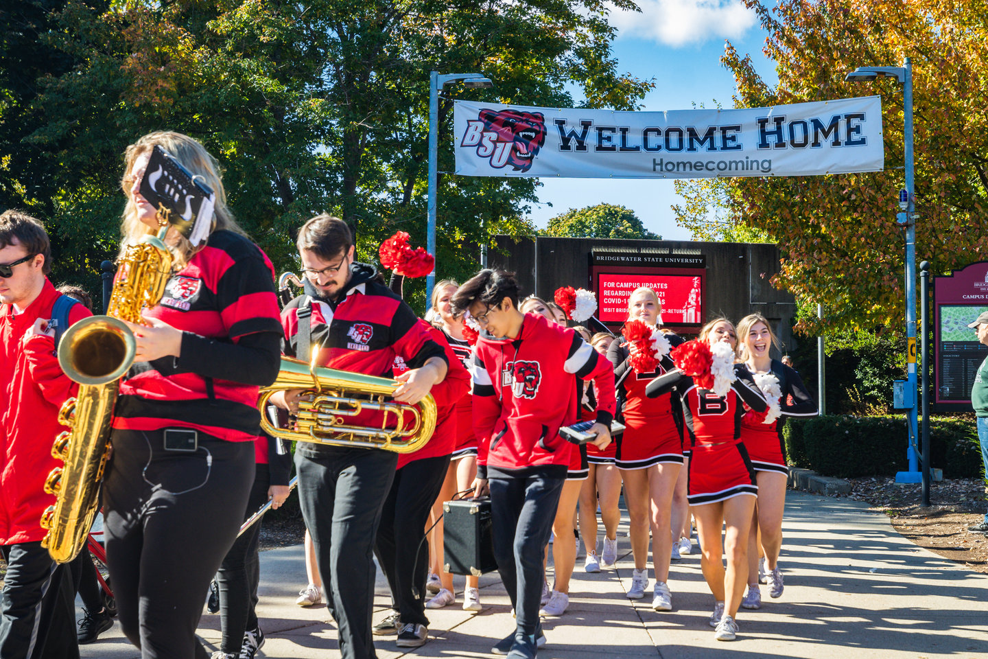 Homecoming marching band 2021