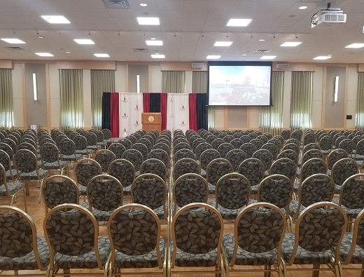 Large Ballroom Lecture Setup