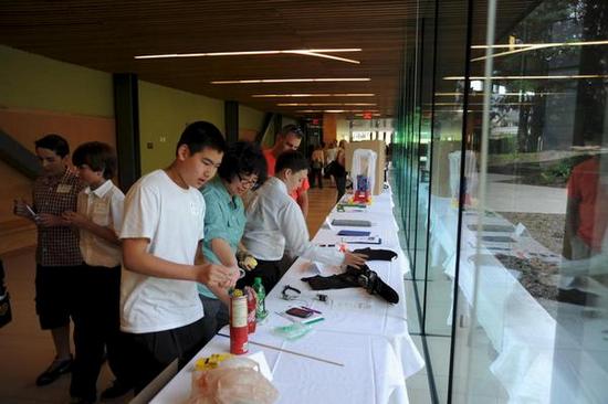 K-12 students at event