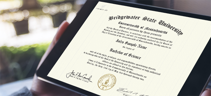 Bridgewater diploma sample
