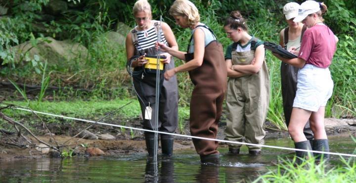 Middle and high school teachers participating in professional development