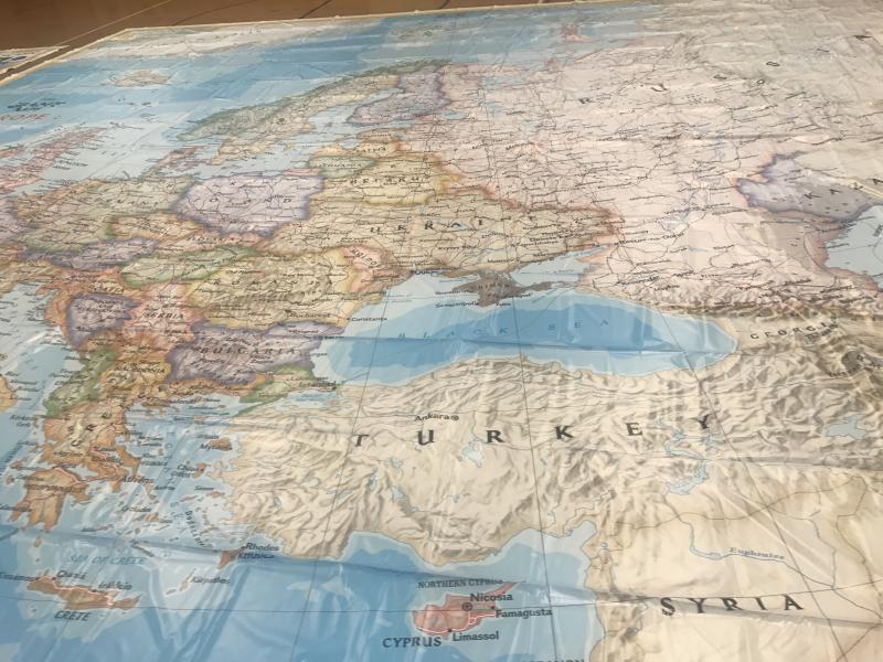 EarthView floor map of Europe