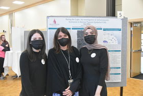 Merideth Kavorsky with kathleen davis and israa alchar