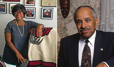 Dr. Carolyn Petrosino and Paul L. Gaines Sr., G’68