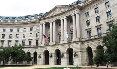 The exterior of the William Jefferson Clinton Federal Building in Washington, D.C., home of the EPA