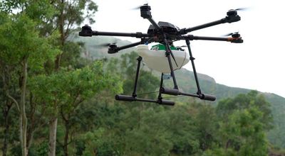 Erico Fortes reforestation drone