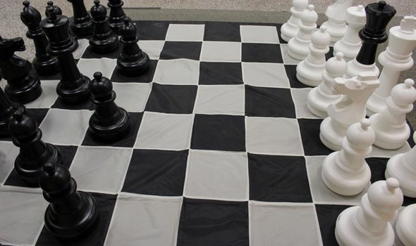floor size chess set