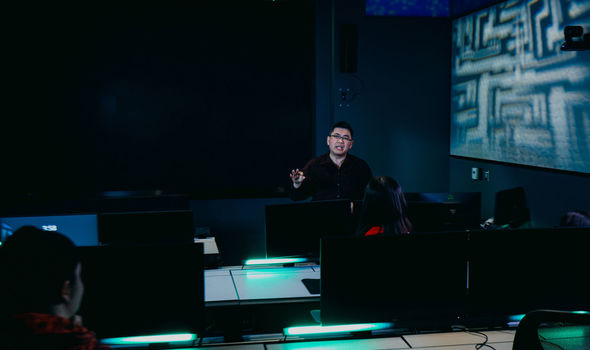 Prof Cory Yeo in cyber range