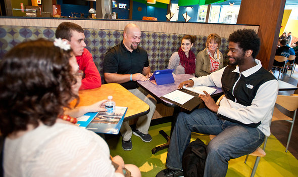 EXCEL students and staff meeting