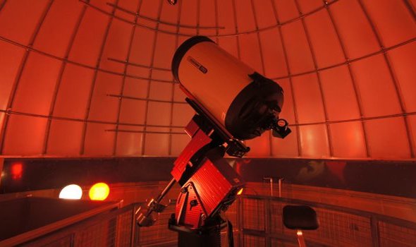 telescope inside observatory