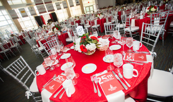 Leadership Celebration table setup