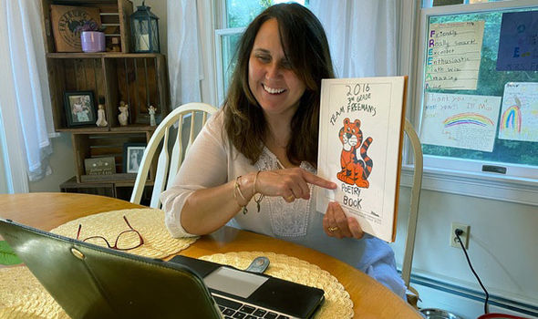 BSU alumna Nichole Freeman teaching remotely