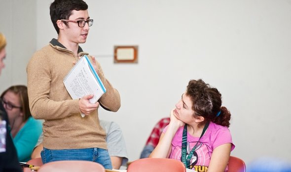 Students in the classroom